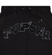 Load image into Gallery viewer, Wildcard Chenille Jogging Bottoms - Black Edition