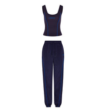 Load image into Gallery viewer, Women&#39;s Hyperdrive Piping Vest - Navy/Blue