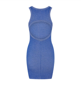 Women's Two Tone Hyperdrive Dress - Blue
