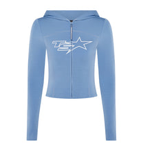 Load image into Gallery viewer, Women&#39;s TS-Star Zip Top - Blue