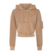 Load image into Gallery viewer, Women&#39;s Construct Batwing Hoodie - Iced Coffee