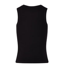Load image into Gallery viewer, Women&#39;s Script Racer Vest - Black