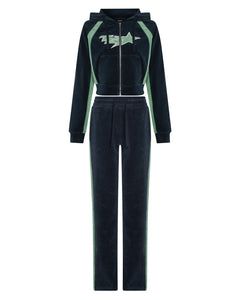 Women’s TS-Star Velour Hoodie - Green