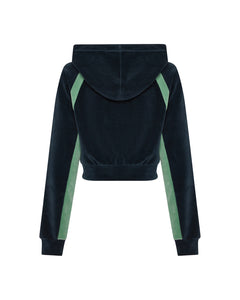 Women’s TS-Star Velour Hoodie - Green