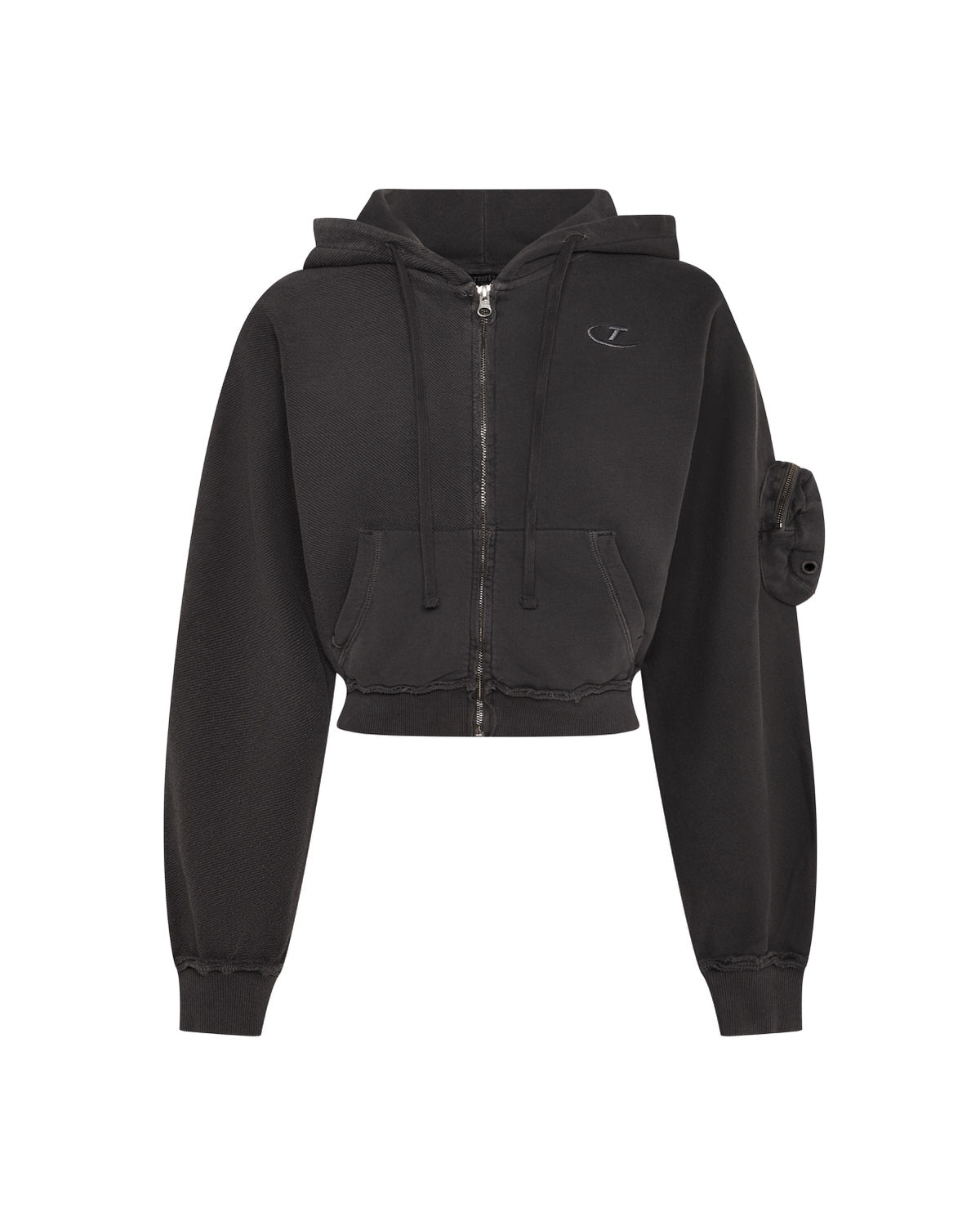 Women's Construct Batwing Hoodie - Black