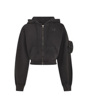 Load image into Gallery viewer, Women&#39;s Construct Batwing Hoodie - Black