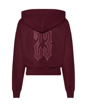 Load image into Gallery viewer, Women’s Mesh Irongate Arch Hoodie - Burgundy