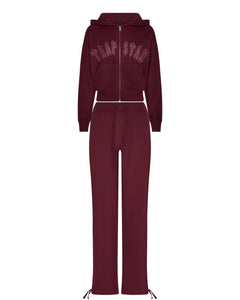 Women’s Mesh Irongate Arch Hoodie - Burgundy