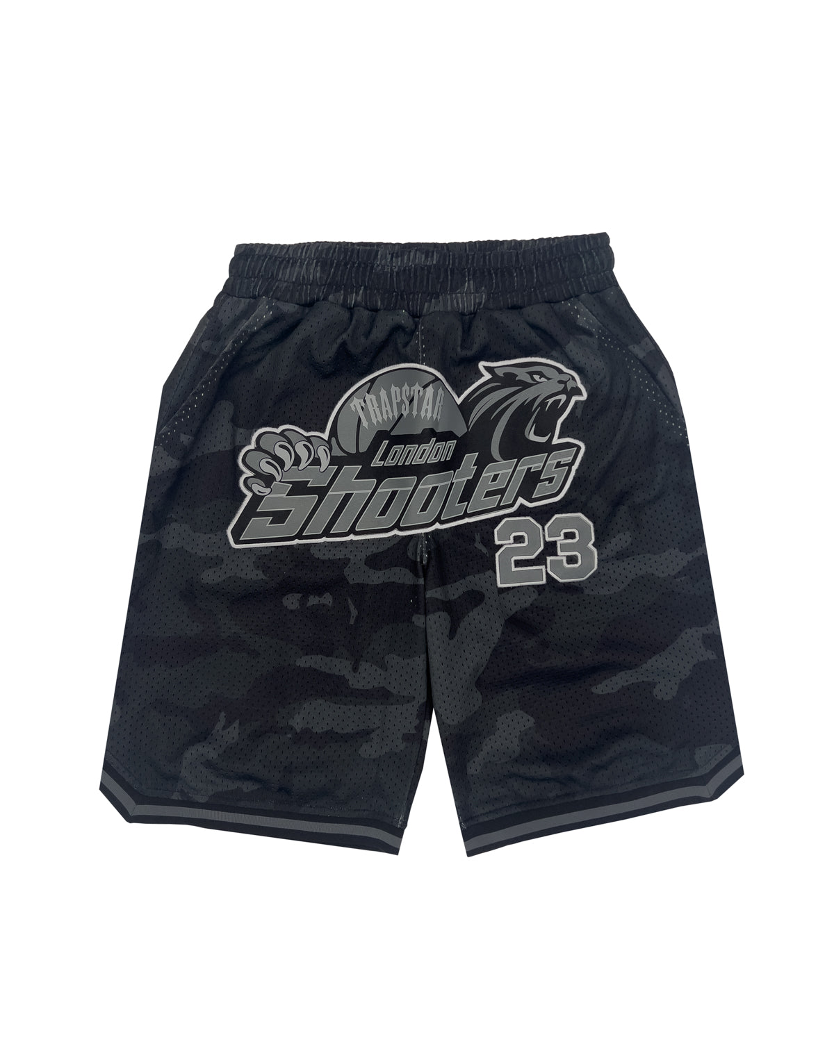 Shooters SS23 Basketball Shorts - Grey Camo