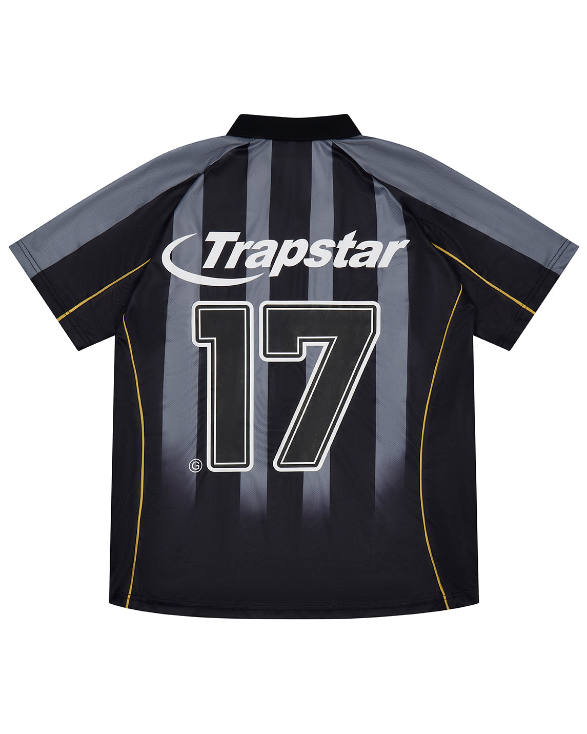 Hyperdrive Striped Football Jersey - Black