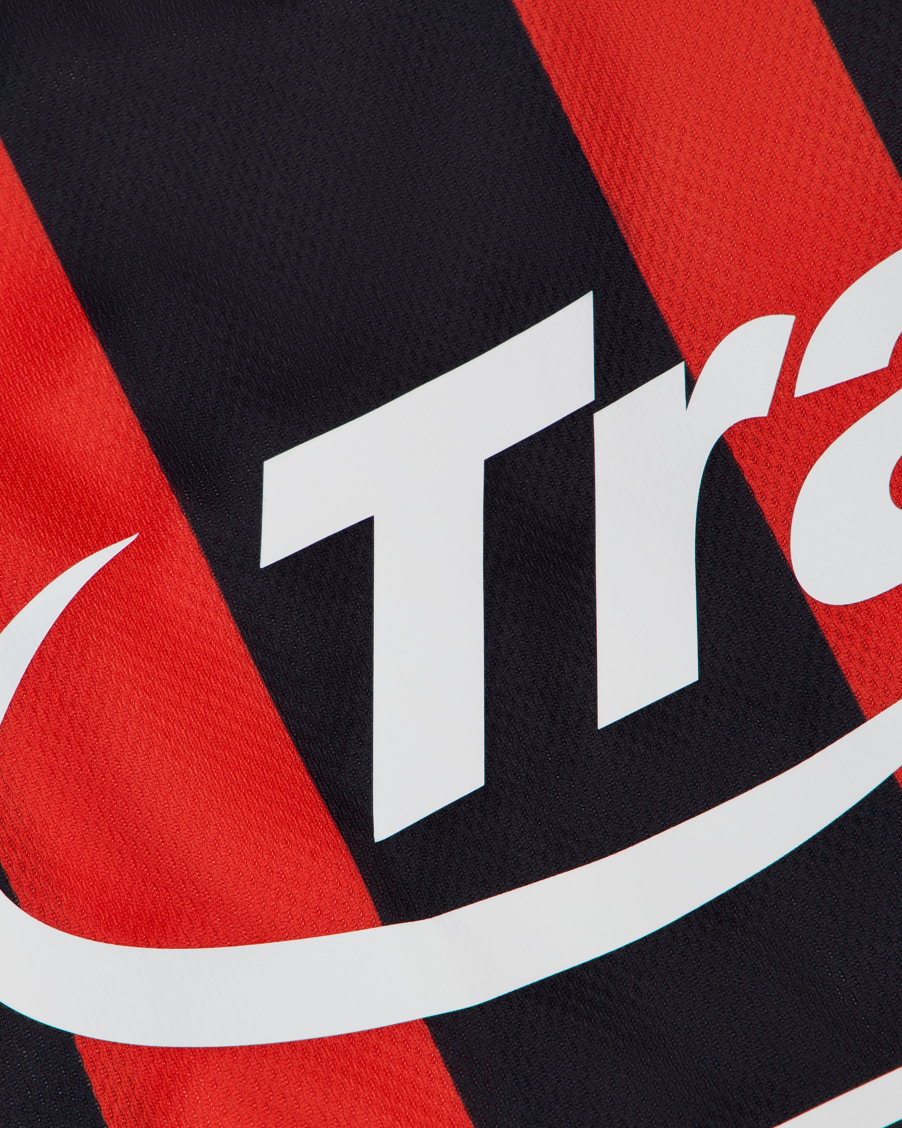 Hyperdrive Striped Football Jersey - Black/Red