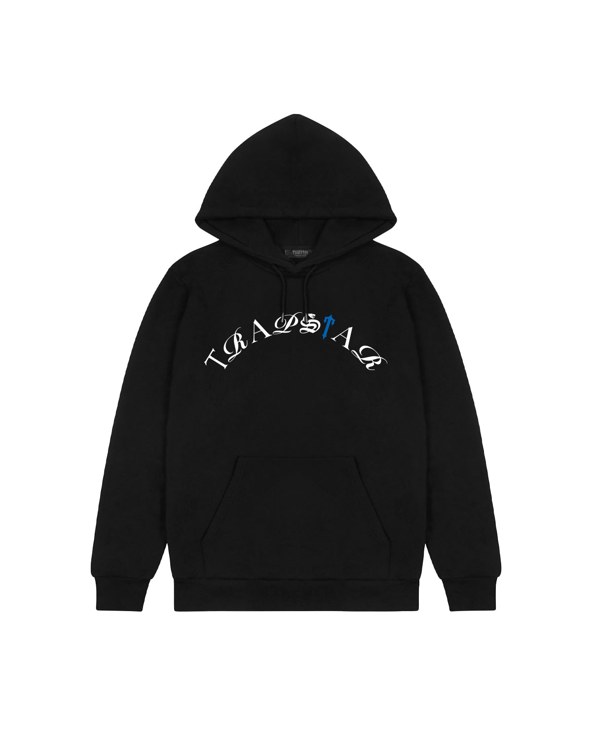 *SHIPS FROM 7/12*  Arch Script Hoodie - Black/Blue