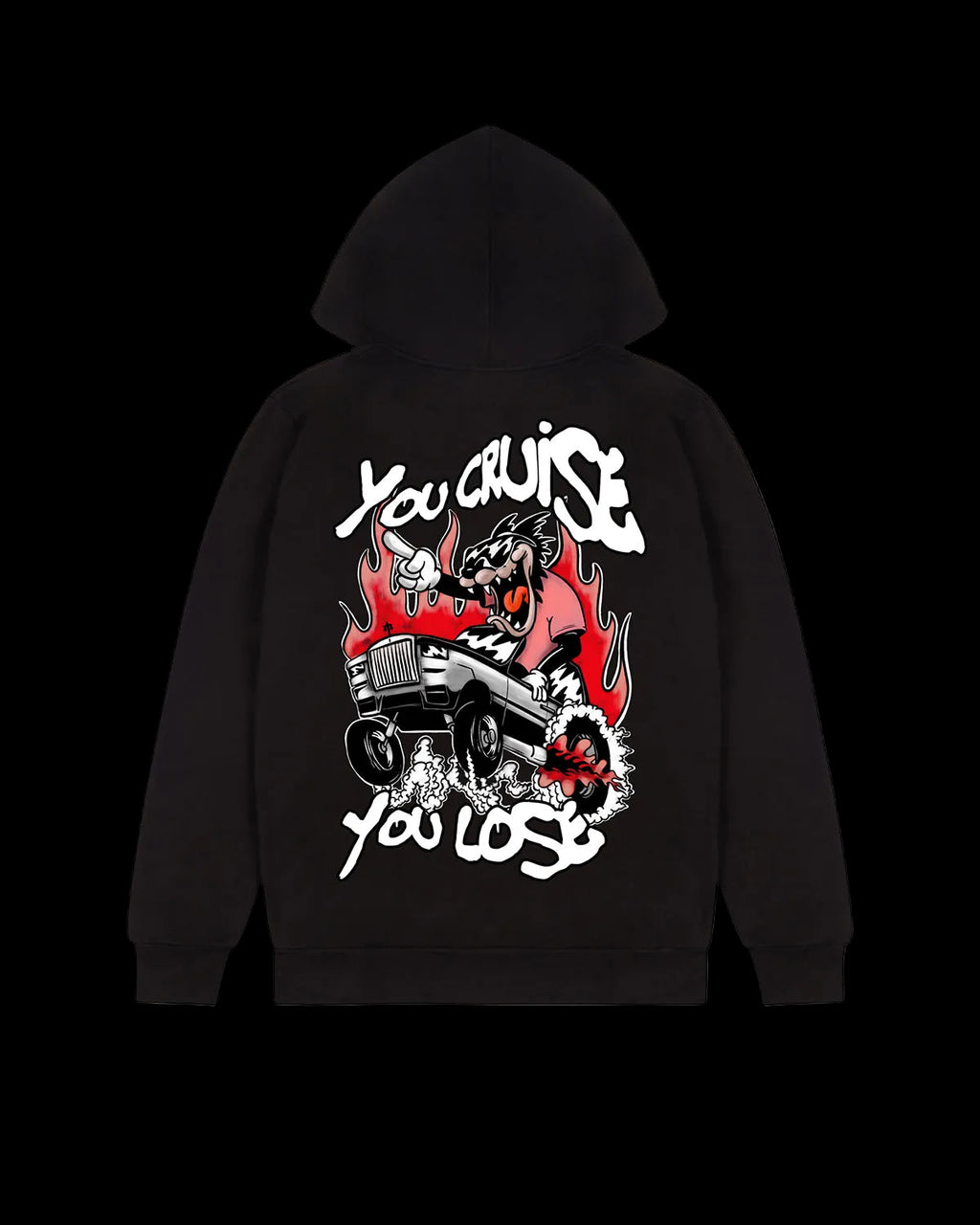 You Cruise You Lose 2.0 Hoodie - Black