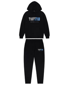 Decoded Chenille Hooded Tracksuit - Black Ice