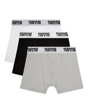 Load image into Gallery viewer, 3 Pack Boxer Short - Black/ White/ Grey