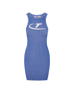 Women's Two Tone Hyperdrive Dress - Blue