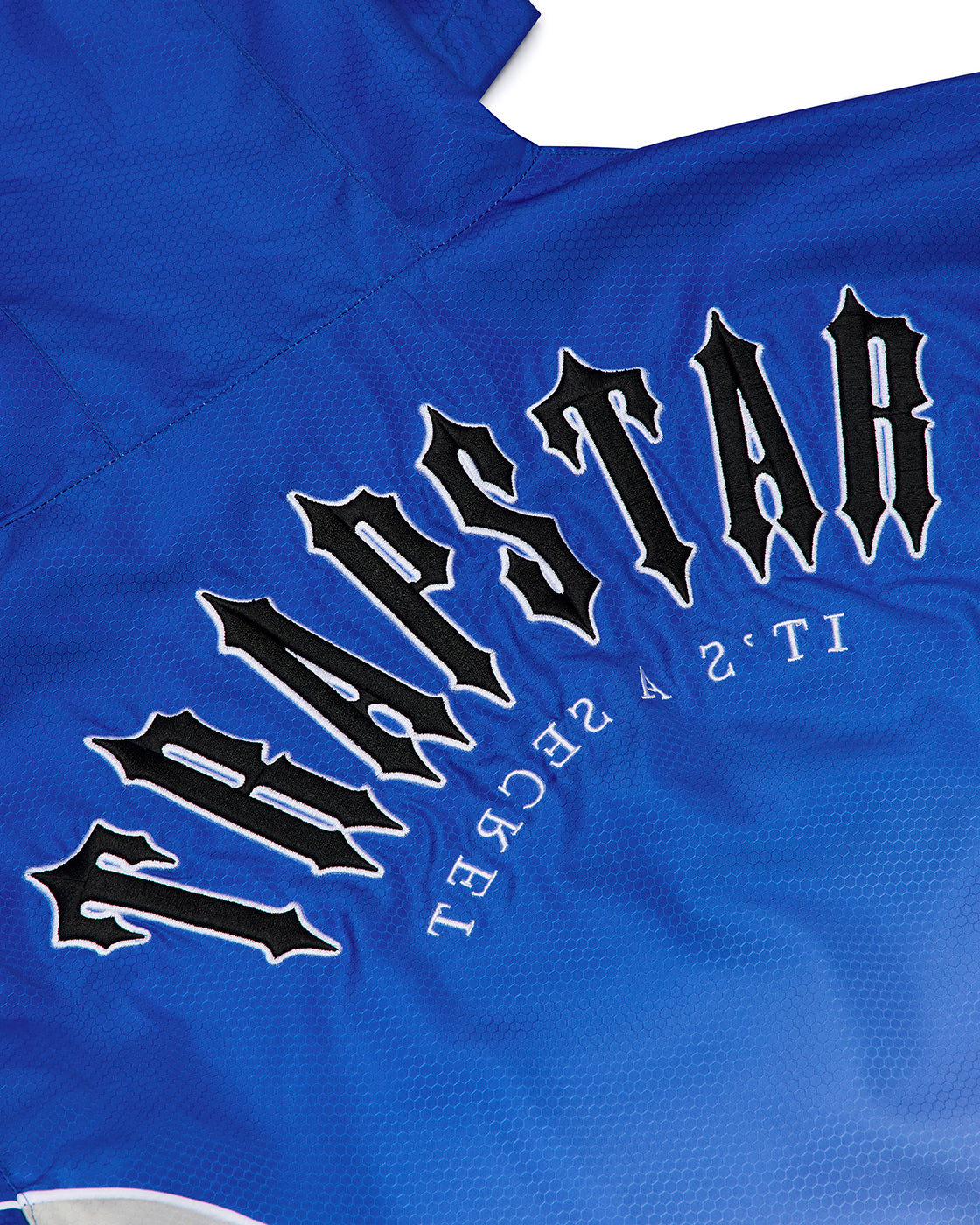 Silicone Badge Windbreaker - Blue Gradient