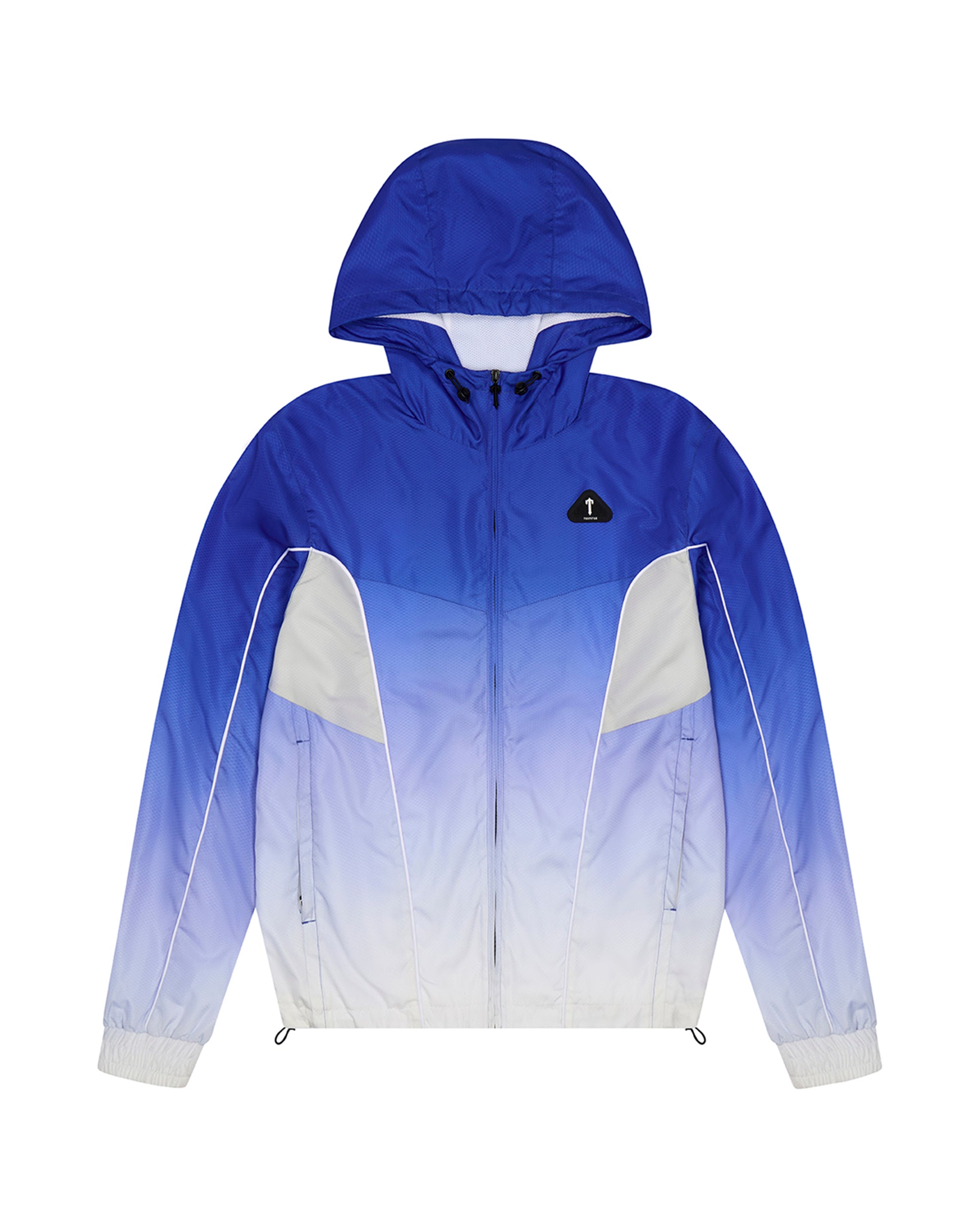 Silicone Badge Windbreaker - Blue Gradient