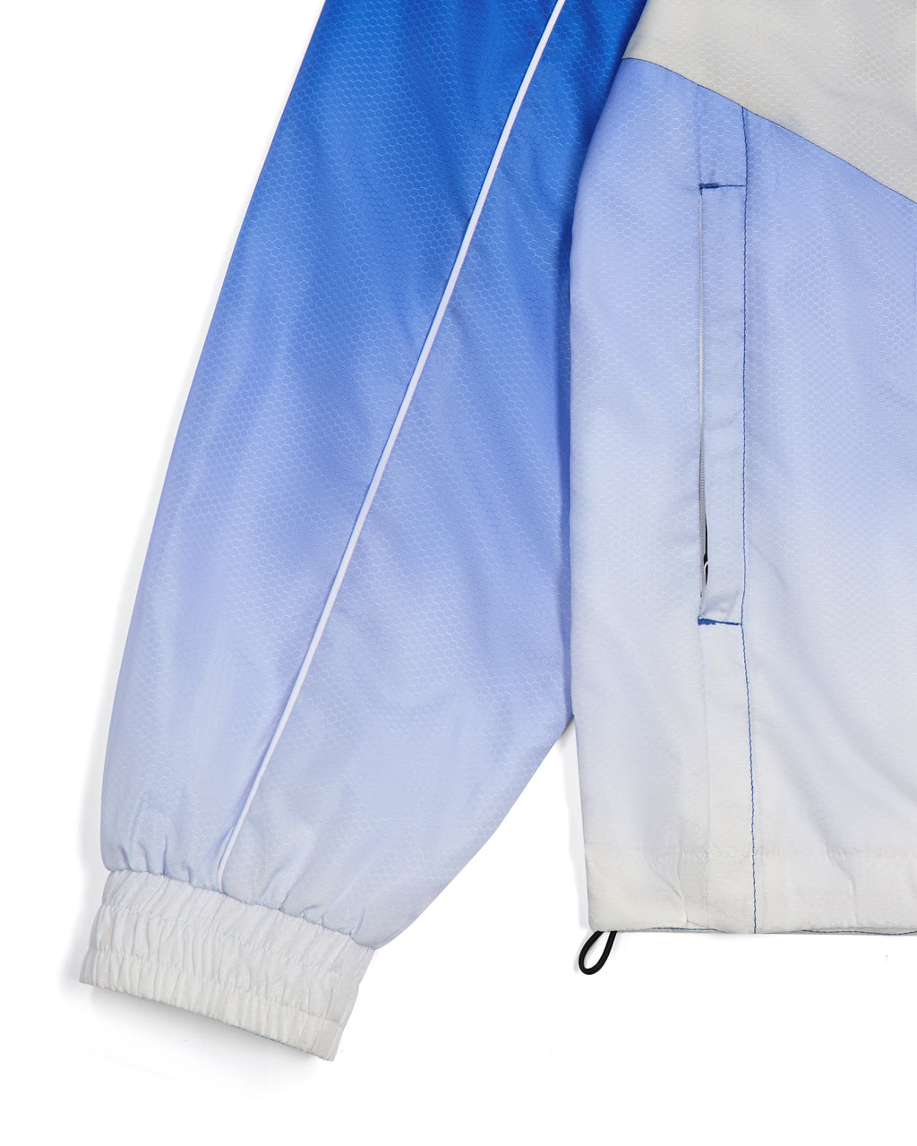 Silicone Badge Windbreaker - Blue Gradient