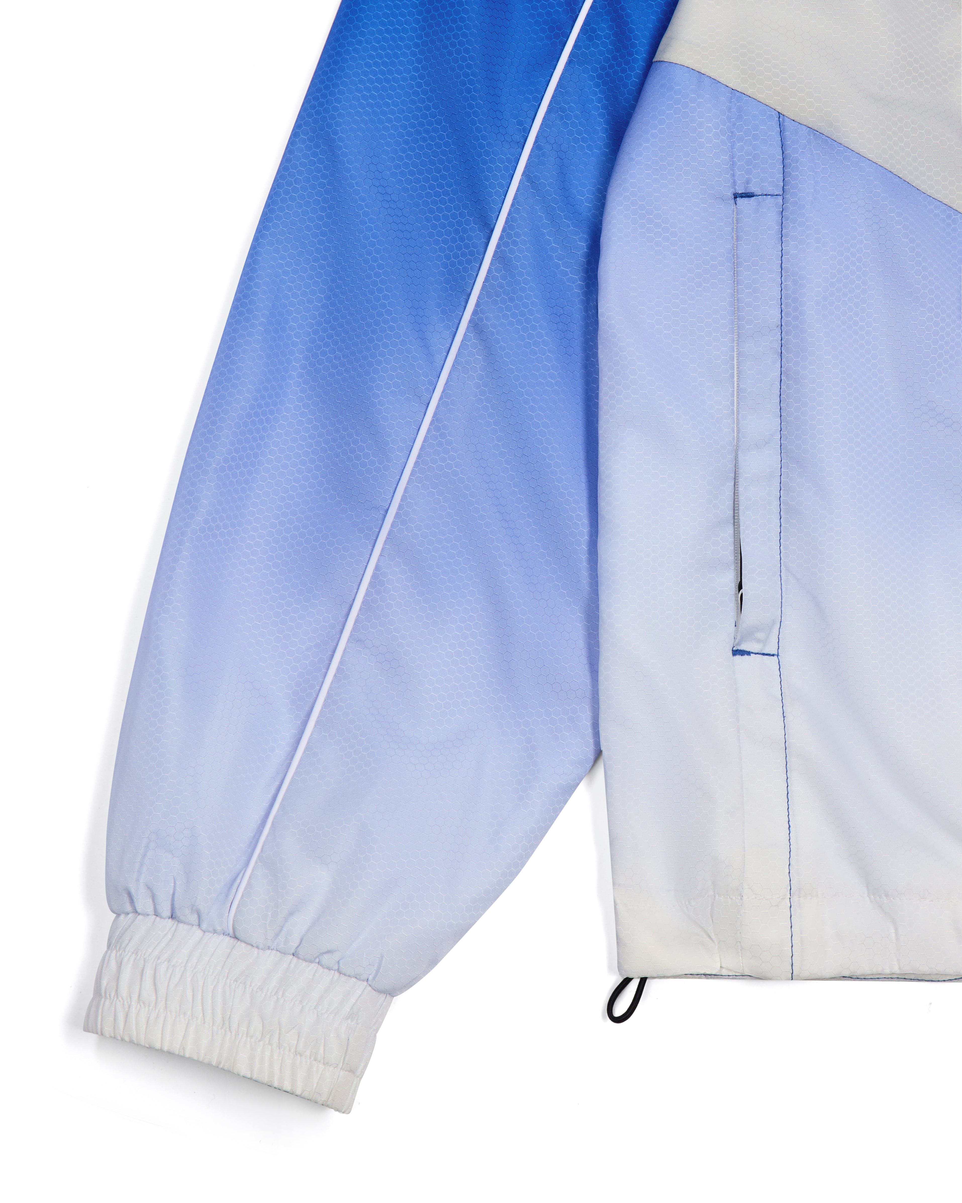 Silicone Badge Windbreaker - Blue Gradient