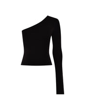 Load image into Gallery viewer, Women&#39;s Hyperdrive One Shoulder Top - Black/Reflective