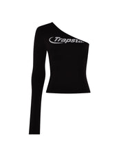 Load image into Gallery viewer, Women&#39;s Hyperdrive One Shoulder Top - Black/Reflective