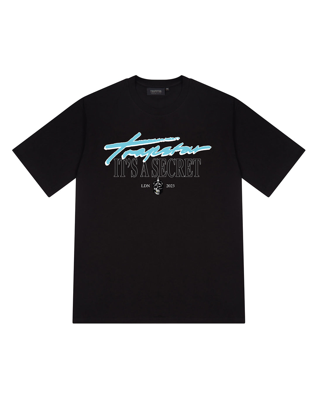 It's A Secret SS Tee - Black/Teal