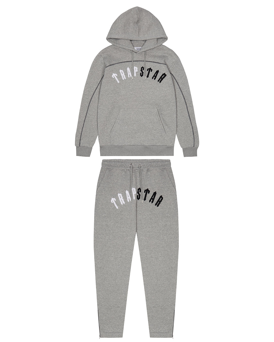 Irongate Arch Chenille Hoodie Tracksuit - Grey Monochrome Edition
