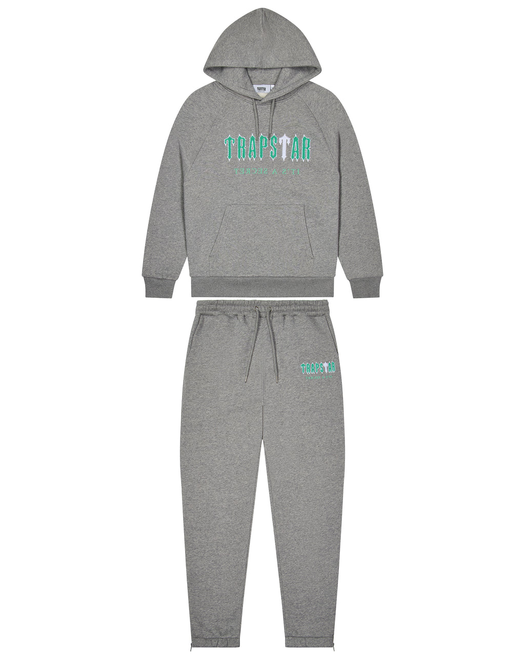 *PRE ORDER* Decoded Chenile Tracksuit - Grey/Teal