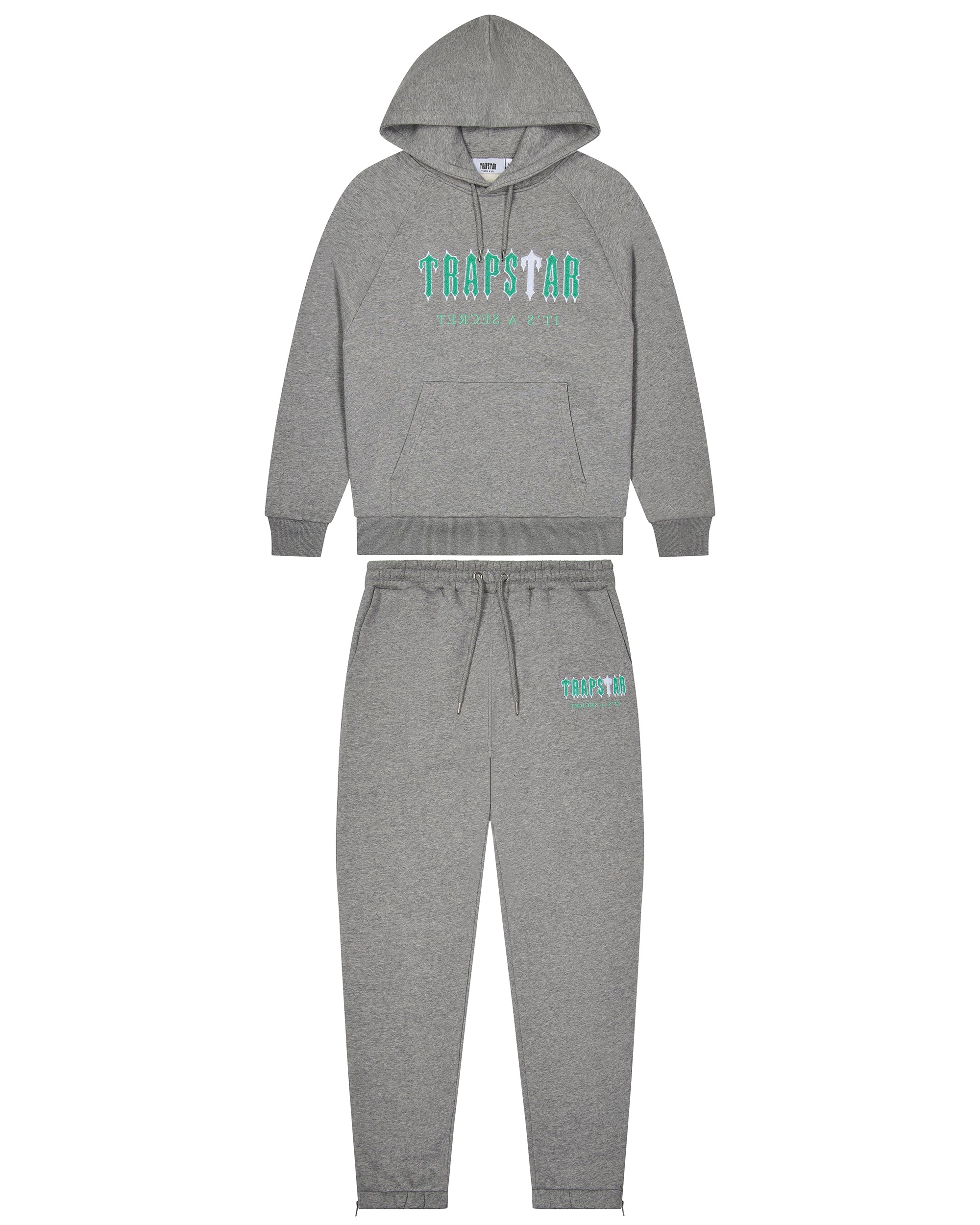 *PRE ORDER* Decoded Chenile Tracksuit - Grey/Teal