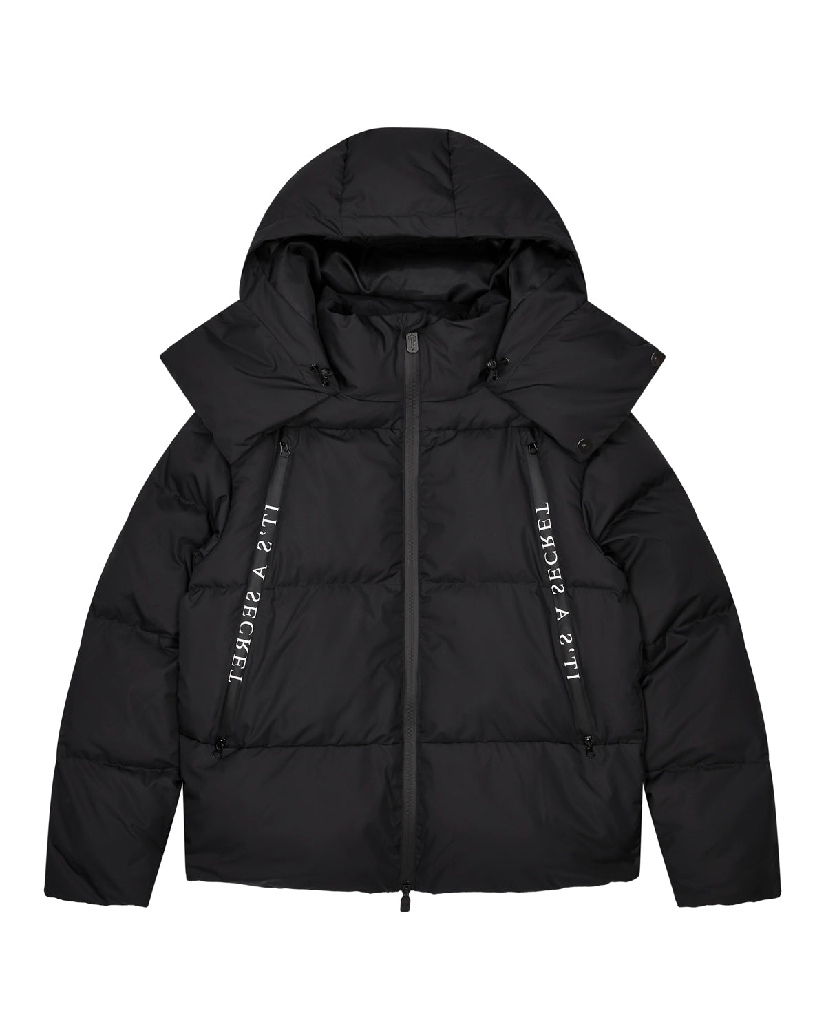 Irongate Collar Puffer - Black – Trapstar London