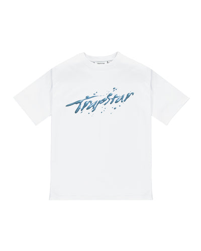 Louis Vuitton 3D LV Graffiti Embroidered T-Shirt White Blue Men's - SS22 -  GB