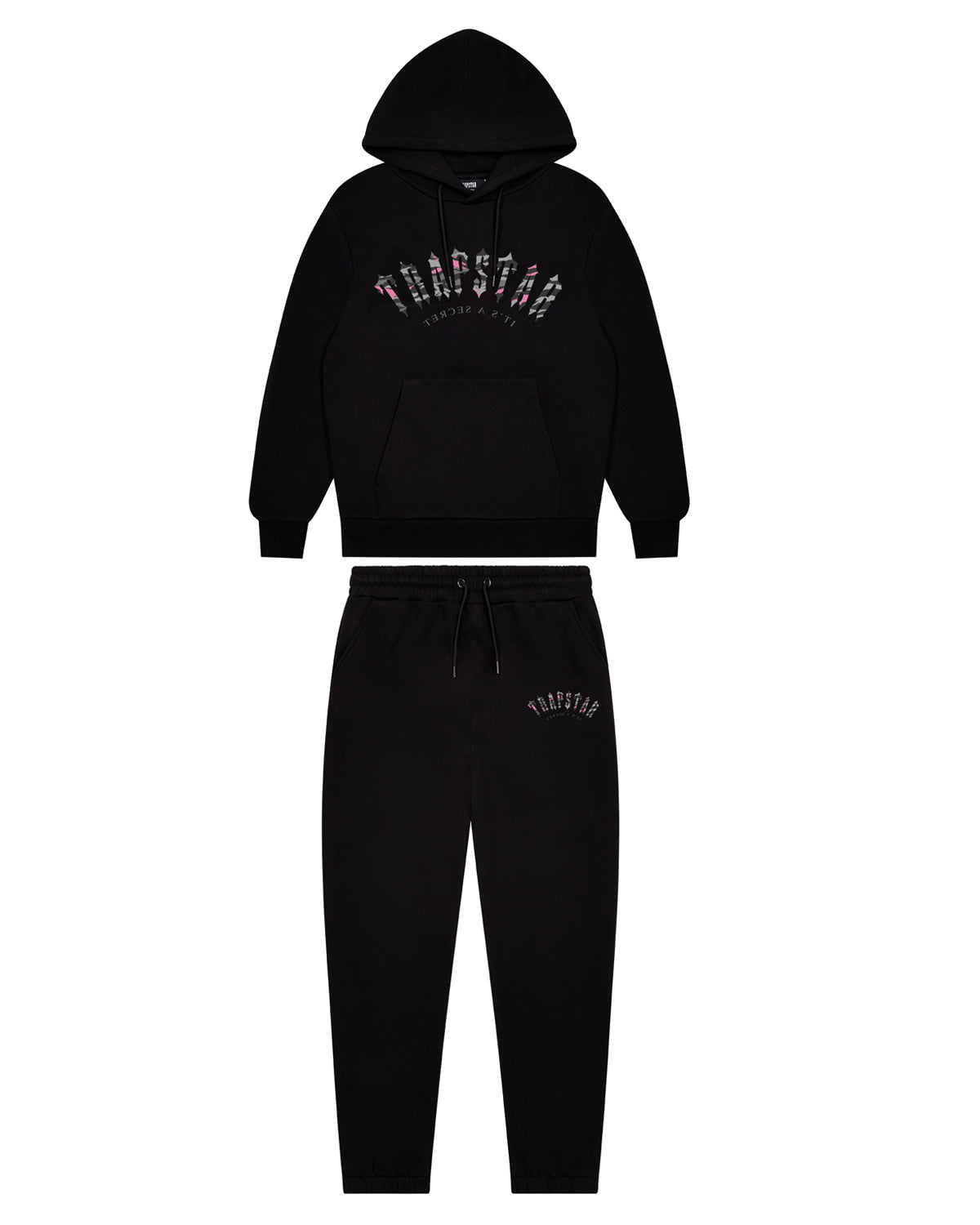 Trapstar Irongate Arch Camo Tracksuit - Black/Pink