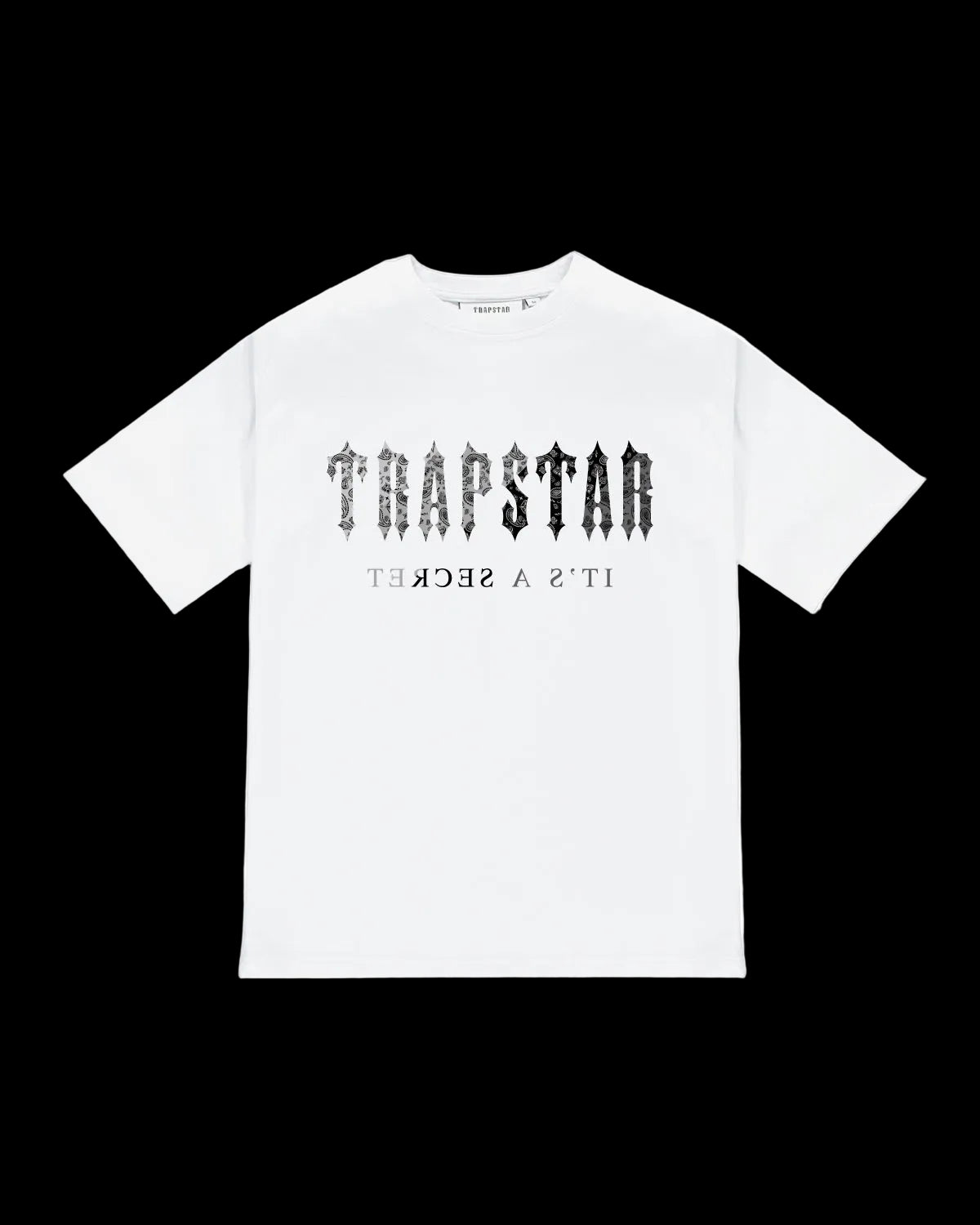 *PRE ORDER* Trapstar Decoded Paisley Monochrome Edition Tee - White