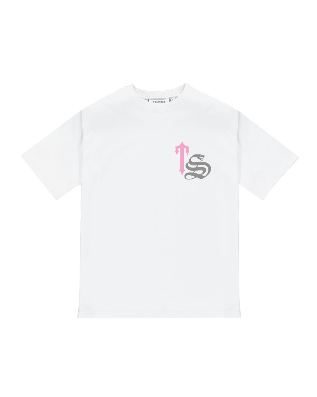 Trapstar TS Script Tee - White/Pink