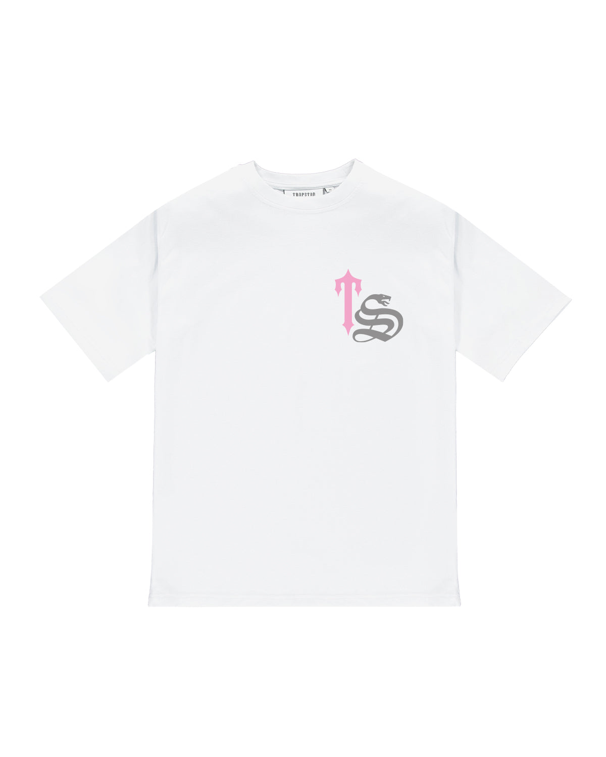 Trapstar TS Script Tee - White/Pink