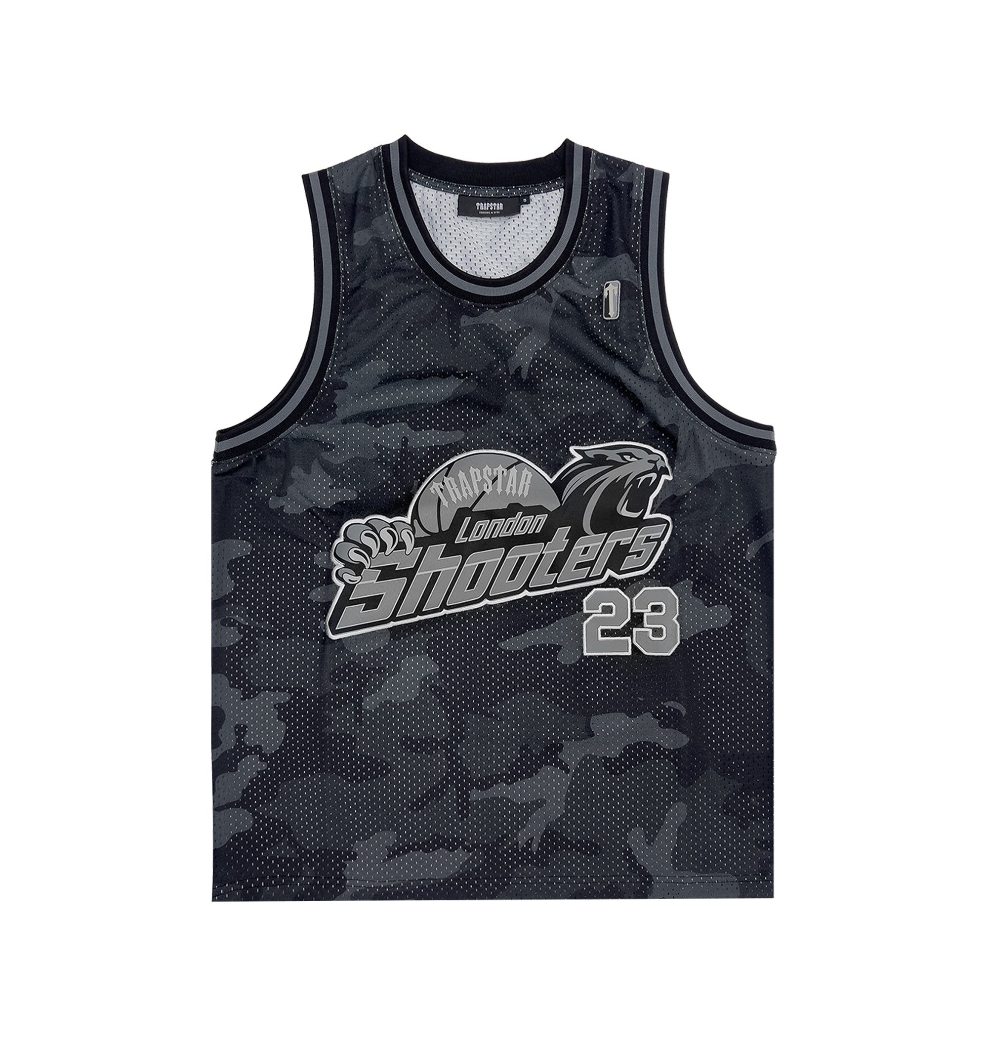 PRE ORDER* Shooters SS23 Basketball Vest - Black Camo – Trapstar