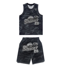 Load image into Gallery viewer, Shooters SS23 Basketball Shorts - Black Camo