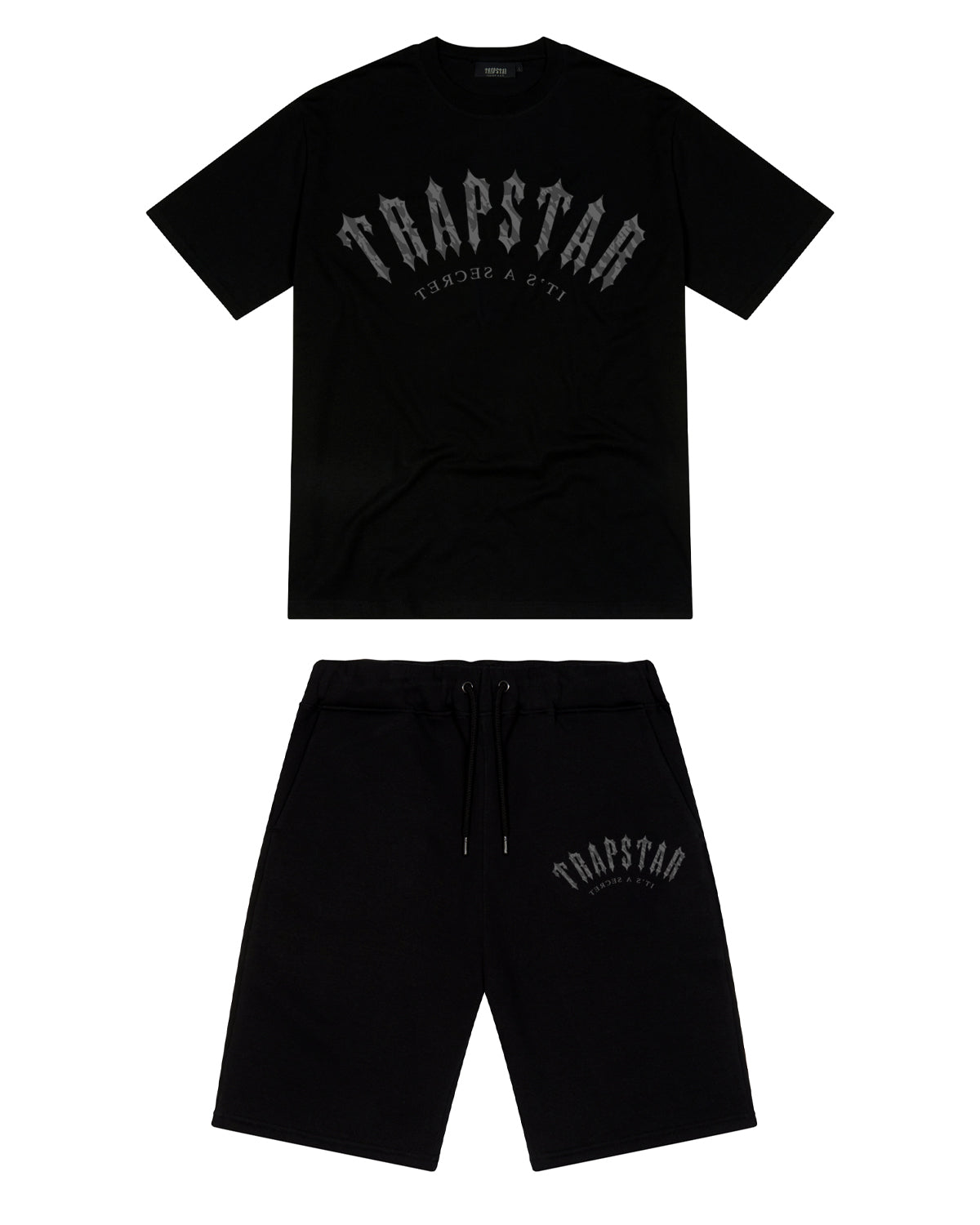 Irongate Camo Print Shorts Set - Black/Black