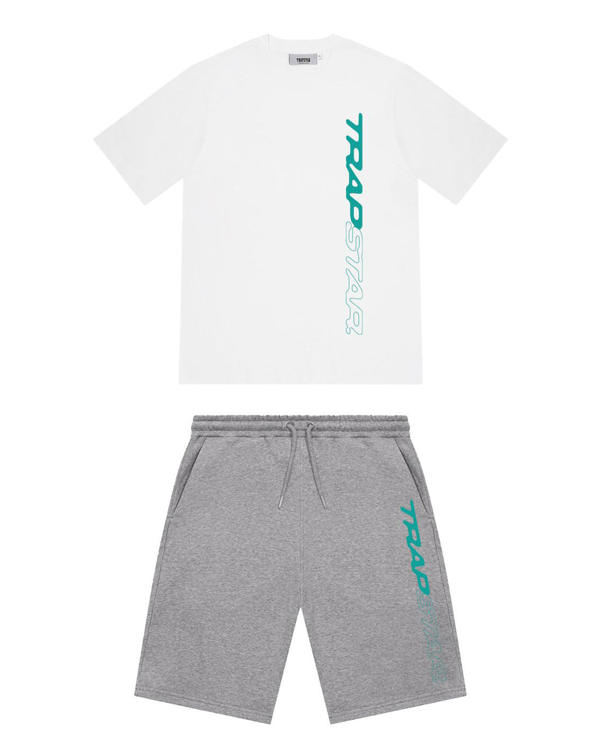 Full Speed Shorts Set - White/Grey