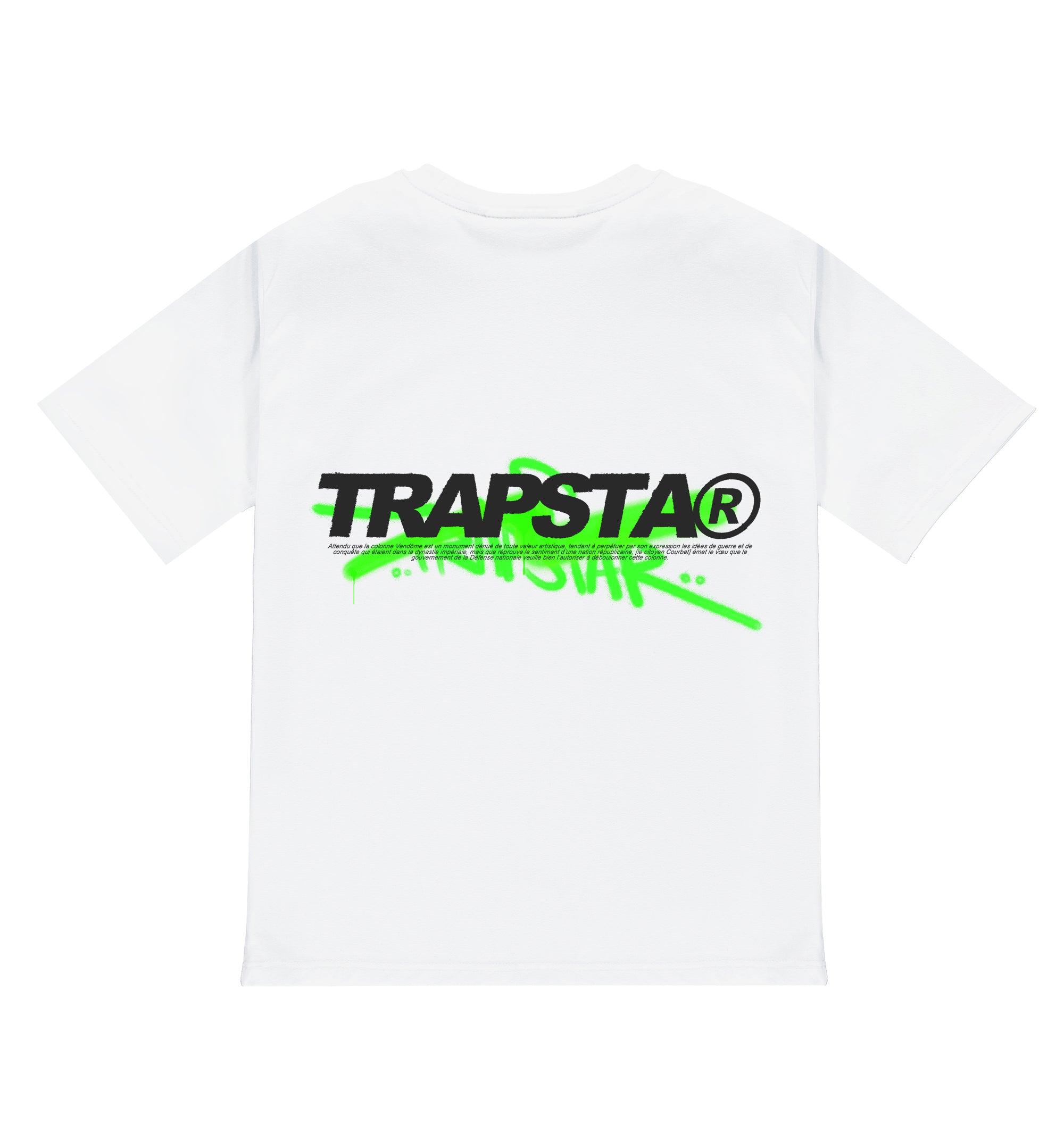 Trespass Tee - White/Green