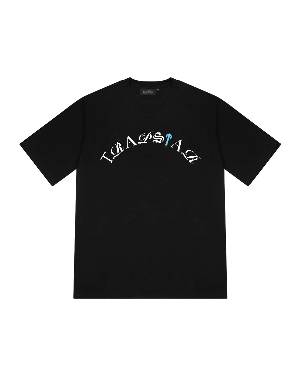 Script Tee  - Black/Teal