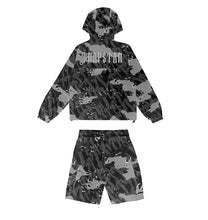 Load image into Gallery viewer, Decoded Camo Windbreaker - Black Camo