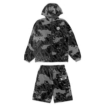 Load image into Gallery viewer, Decoded Camo Windbreaker - Black Camo