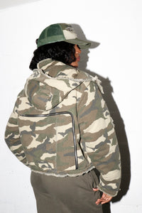 Women's Reworked Arch Oversized Puffer - Washed Camo