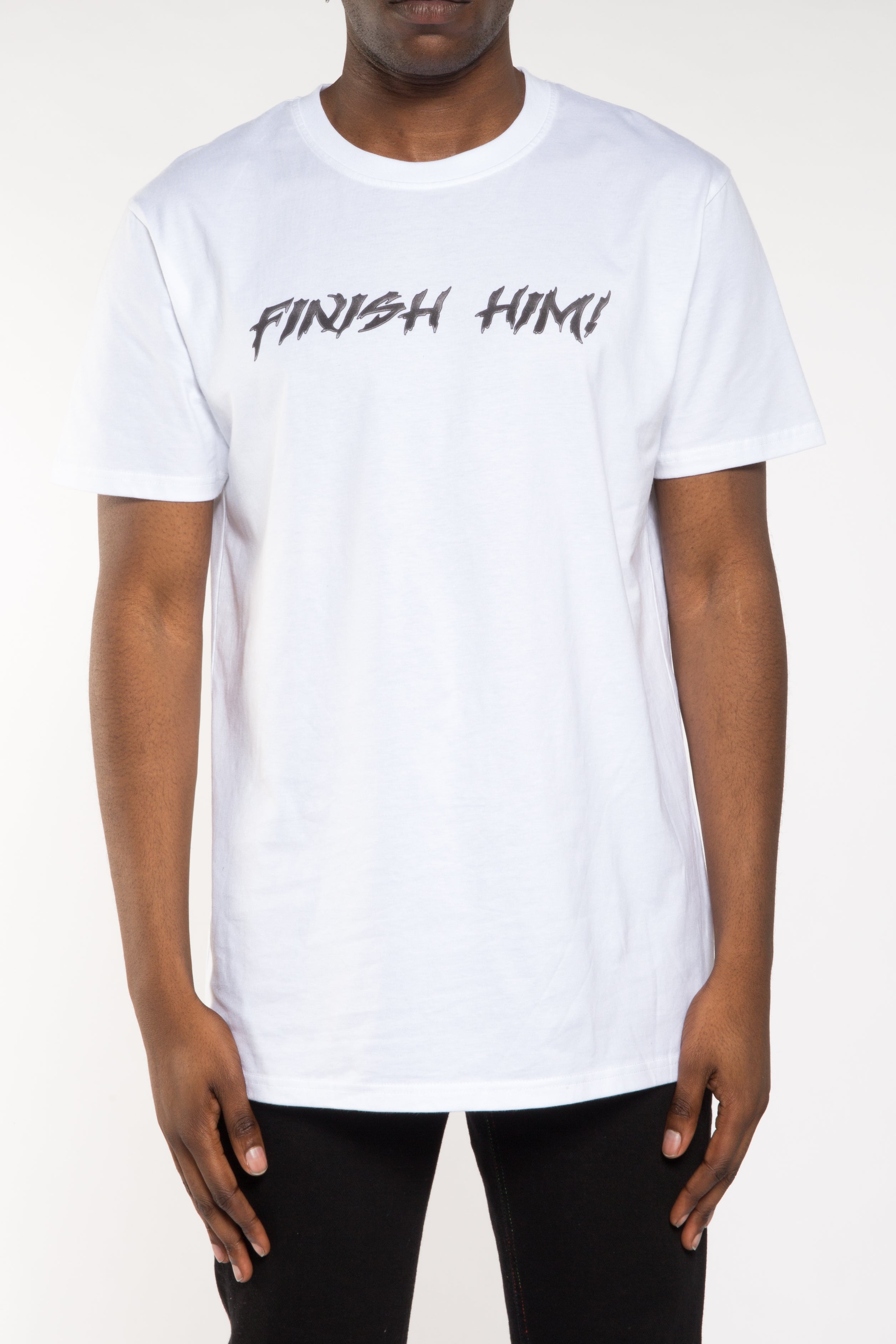 Trapstar x Mortal Kombat Finish Him Tee - White