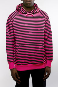 Encryption Hoodie - Neon Pink/Black