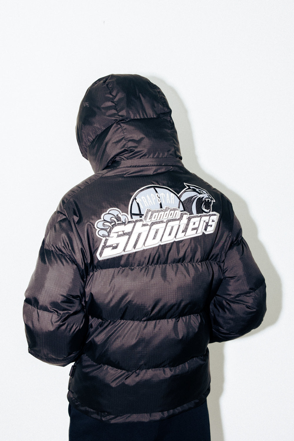 PRE ORDER Shooters Hooded Puffer - Black/Reflective