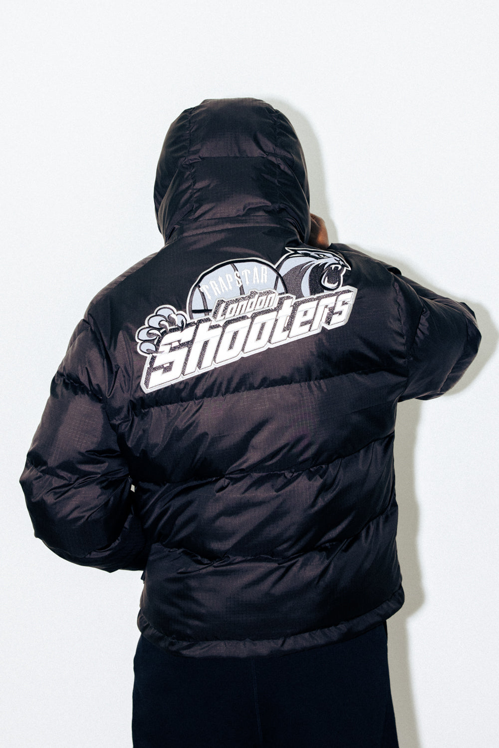 PRE ORDER Shooters Hooded Puffer - Black/Reflective