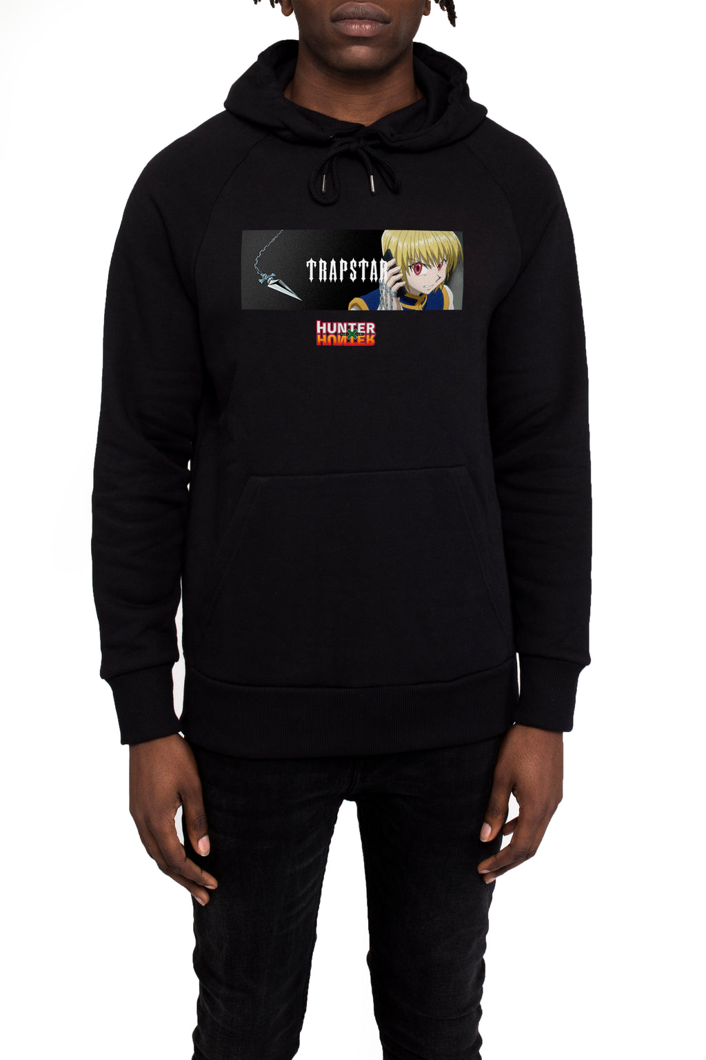 Trapstar - Hunter x Hunter Boomin Line Hoodie - Black*